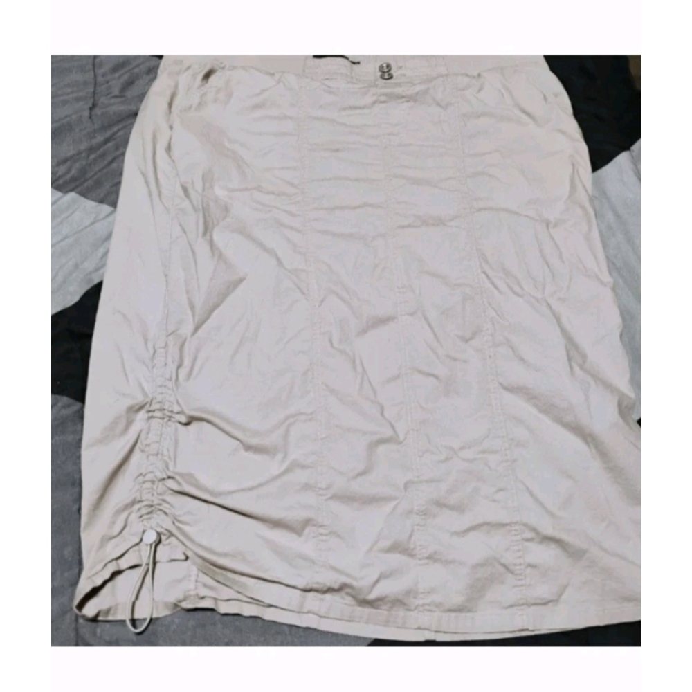 Torrid Tan Pencil Skirt with Side Ruching